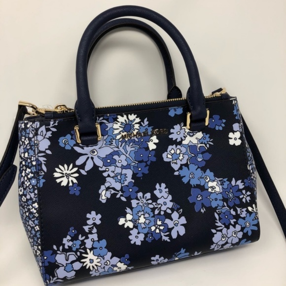 NWT Michael Kors XS Floral Satchel/Crossbody - Picture 6 of 8